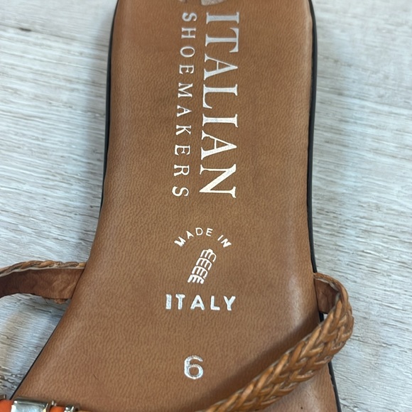 Italian Shoemakers Soft Leather sandal size 6 37 - Picture 4 of 4